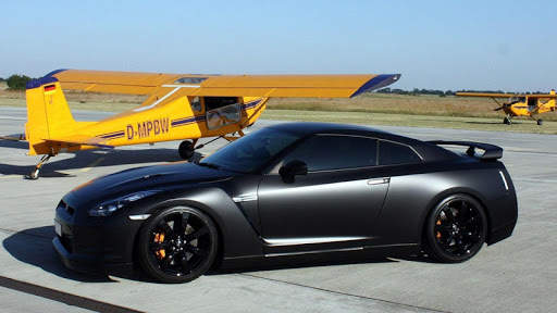 Black Nissan GTR Wallpaper screenshot 7