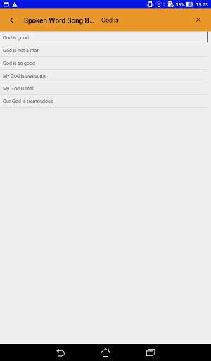 Spoken Word Ministry Song Book screenshot 11