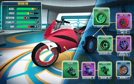 Gravity Rider: Space Bike Race screenshot 11
