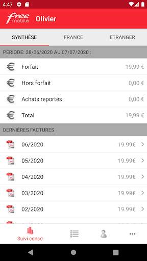 Free Mobile - Mon Compte screenshot 3