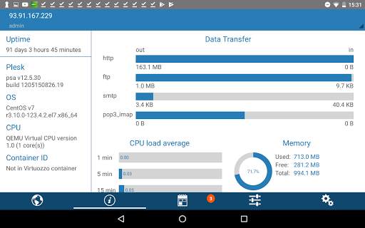 Plesk Mobile screenshot 11