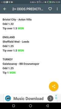 DAILY 2  ODDS SOCCER TIPS screenshot 2