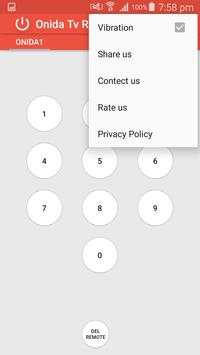 Onida Tv Remote Control screenshot 2