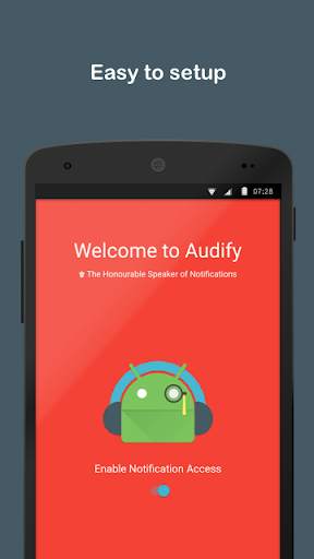 Audify - Notification Reader screenshot 1