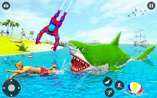 GT Superhero Police Robot Spider Animal Rescue screenshot 8