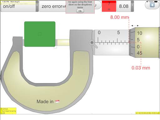 Micrometer Simulator screenshot 13
