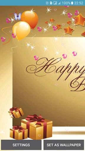 Happy Birthday Live Wallpaper screenshot 5