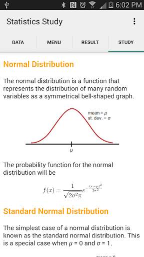 Statistics Study Lite 8 تصوير الشاشة