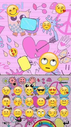 Pink Owl Keyboard screenshot 2