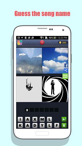 4 Pics 1 SONG - Guess the Word screenshot 1