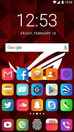 Theme for Asus ROG Phone 4 تصوير الشاشة