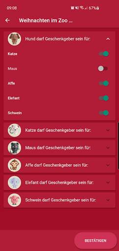 Wichteln Helfer screenshot 2
