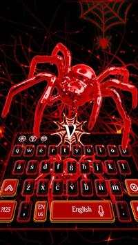 Red Spider Keyboard Theme screenshot 1