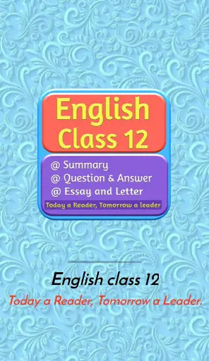 NEB English Class 12 Notes screenshot 1