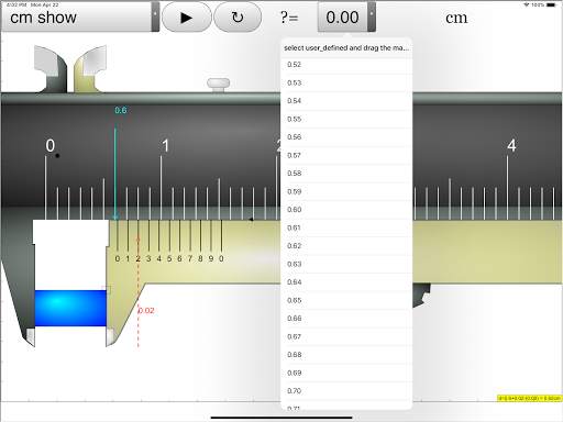 Vernier Calipers Simulator screenshot 10