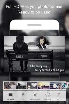 Miss You Photo Frame screenshot 2