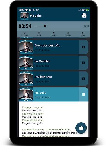 Jul Chansons - Sans Internet screenshot 2