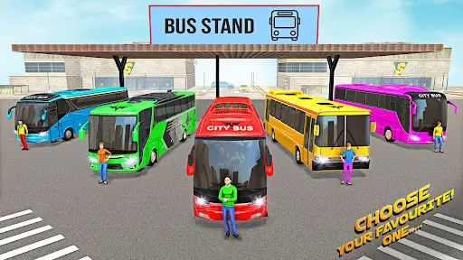 City Bus Simulator Bus Games скриншот 3