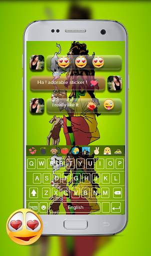 Weed Reggae Emoji Keyboard - cartoon Weed keyboard screenshot 3