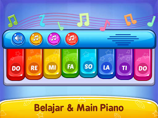 Permainan bayi: piano, telefon screenshot 9