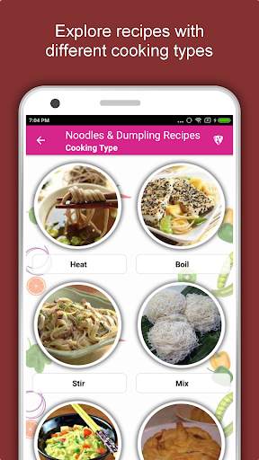 400  Noodles & Dumpling Recipes Offline, Foods screenshot 4
