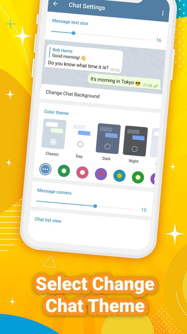 Lite Messenger For Telegram Unofficial 3 تصوير الشاشة