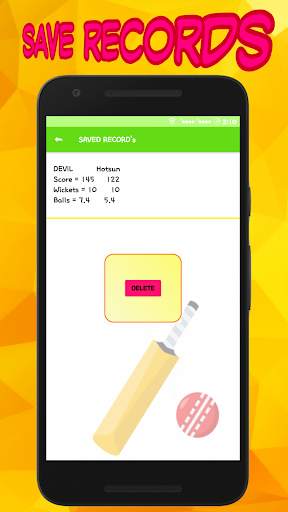 Cricket Score Counter and Save screenshot 4