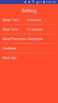 Pomodoro Timer 2 تصوير الشاشة