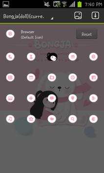 Bongja doll go launcher theme screenshot 4