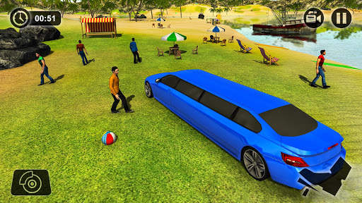 Beach Water Surfer Limousine Car Driving Simulator screenshot 9