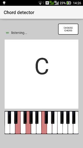 Chord detector screenshot 1
