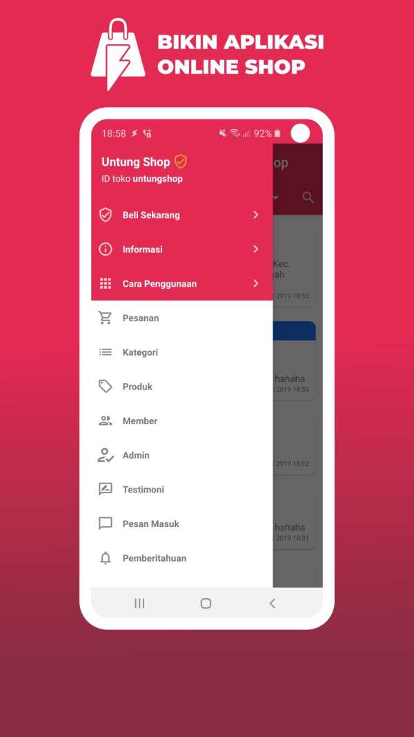 Bikin Aplikasi Online Shop (dan Delivery!) screenshot 2