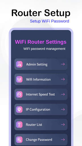 Free All WiFi Router Password-Setup WiFi Password screenshot 1
