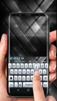 Textured Black and White Keyboard screenshot 1