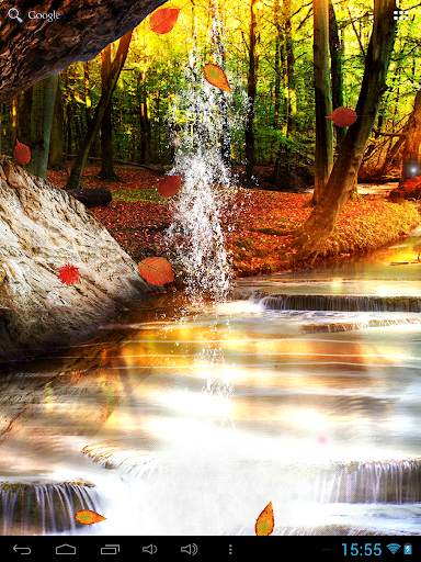 Forest 3D Waterfall Wallpaper screenshot 4