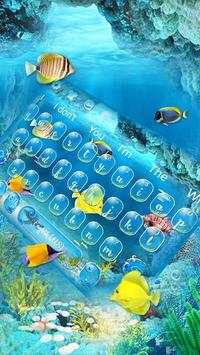 Beautiful Deep Sea Keyboard Theme screenshot 2