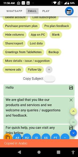 Translato - WhatsApp Gmail replies in any language screenshot 6