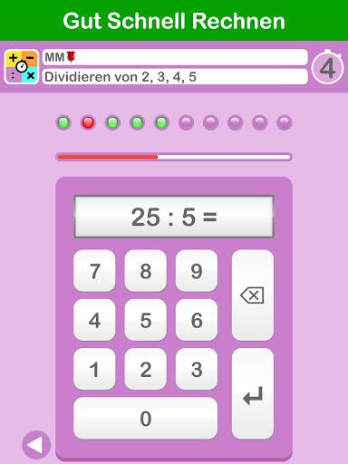 Gut Schnell Rechnen screenshot 15