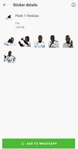 Stickers de Vinícius para Whatsapp - WAStickerApps screenshot 5