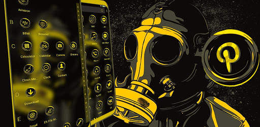 Gas Mask Boy Launcher Theme screenshot 6