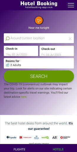 Flights and Hotel Booking screenshot 2
