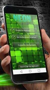 Neon Green Keyboard Themes screenshot 5