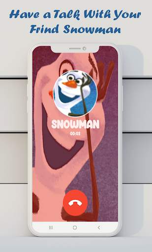Video call chat snowman prank screenshot 4