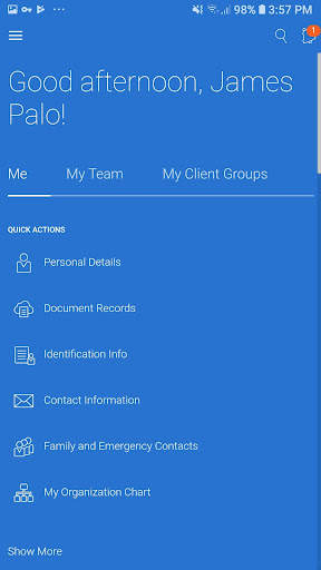 Oracle HCM Cloud screenshot 1