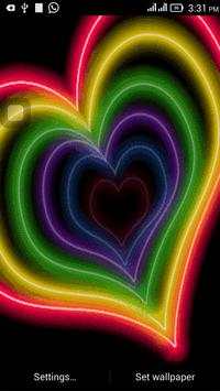 3D Heart Live Wallpaper 3 تصوير الشاشة