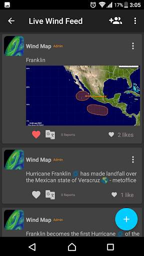 Mapa de vento 🌪 Furacão Tracking screenshot 6