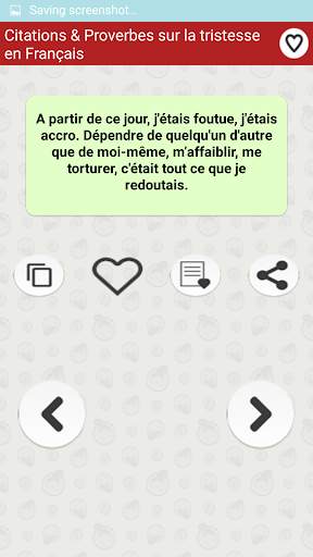 Citations Triste & Proverbes screenshot 8