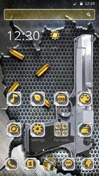 Cool Gun Bullet Launcher Theme screenshot 4