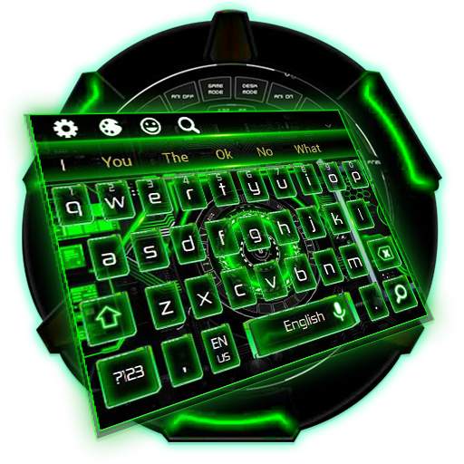 Green Laser Technology Keyboard 10001002