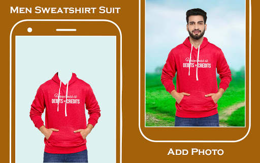 Sweatshirt T shirt photo suit скриншот 1